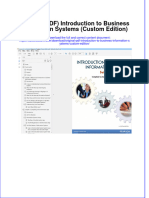 Download Original PDF Introduction to Business Information Systems Custom Edition pdf