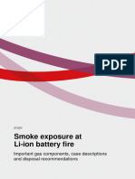 Smoke Exposure in Case of Li-Ion Battery Fire