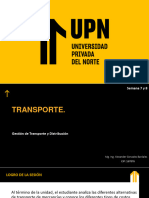Gestión Del Transporte y Distribución (Semana 7 2023)