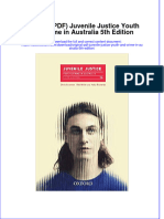 Original PDF Juvenile Justice Youth and Crime in Australia 5th Edition PDF