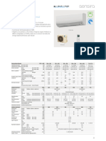 Caracteristici Tehnice Daikin Sensira FTXF A