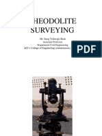 1.Theodolite- Introduction, Parts, Terms, Classification