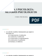 Tema 3 - Métodos de La Psicología