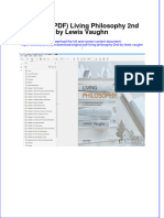 Original PDF Living Philosophy 2nd by Lewis Vaughn PDF