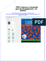 Original PDF Literacy in Australia Pedagogies For Engagement 1st Edition PDF