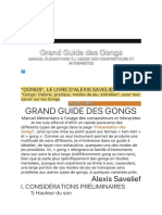 Guide de Jeu Des Gongs Avec Les Mailloches