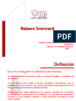 Presentación Balance Scorecard Card