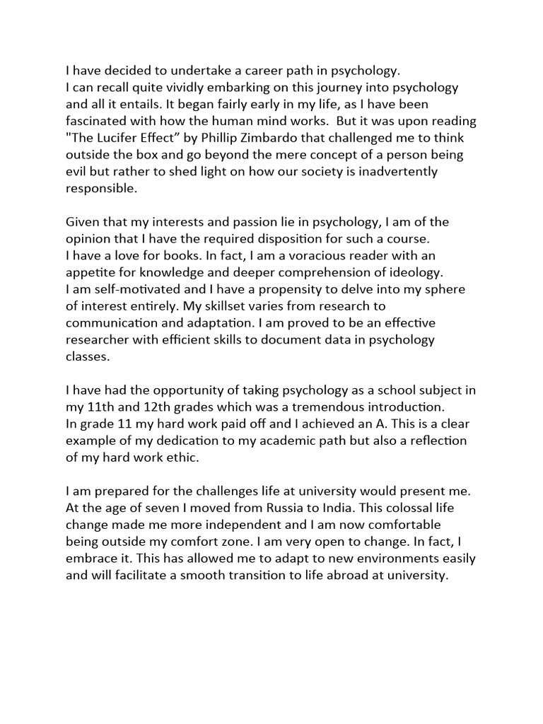Personal statement 2024 copy 2 pdf psychology knowledge