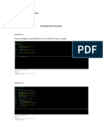 Exercicios Resolução