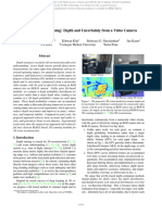 Neural RGBRD Sensing Depth and Uncertainty From A Video Camera