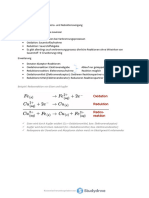 Kap 5 & 6 - Redoxreaktionen & Oxidationszahlen