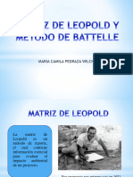 Matriz de Leopold y Metodo de Battelle