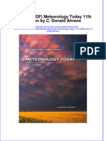 Original PDF Meteorology Today 11th Edition by C Donald Ahrens PDF