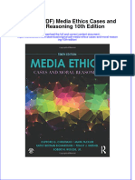 Original PDF Media Ethics Cases and Moral Reasoning 10th Edition PDF