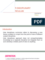2.inter Disciplinary Curriculum