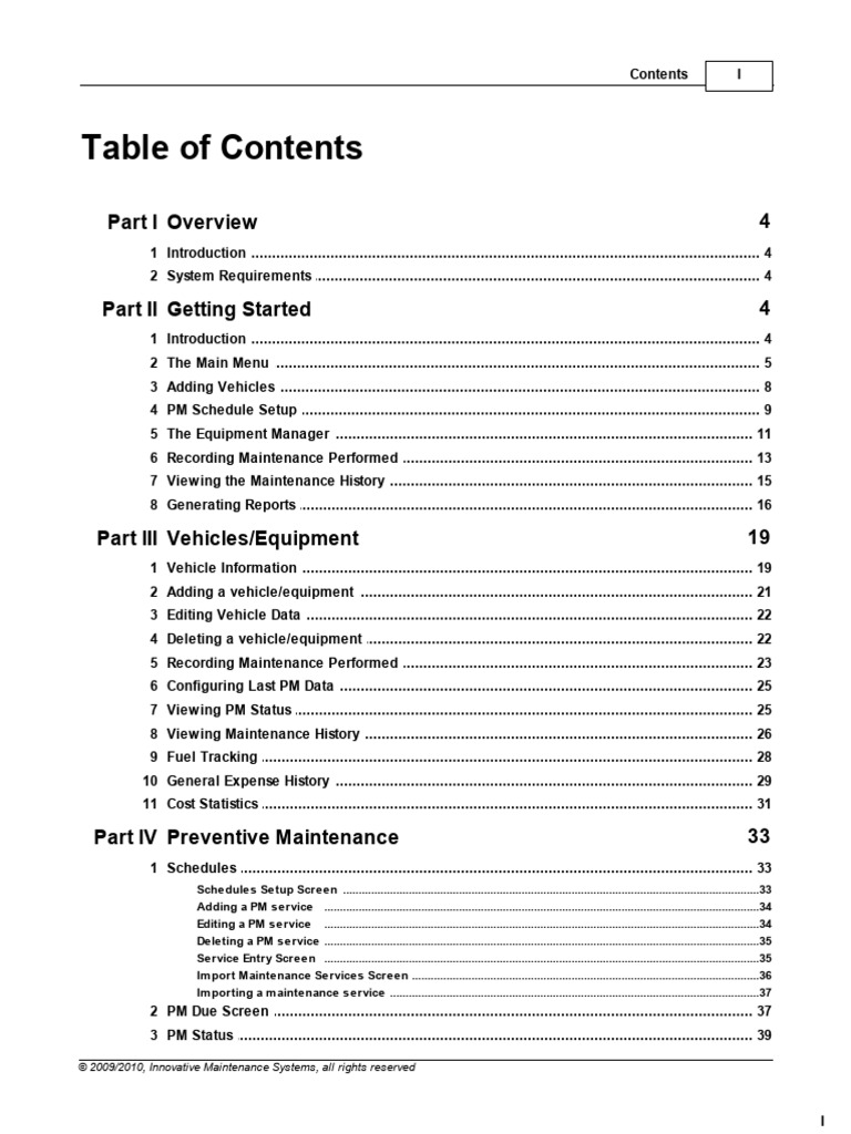 Auto Maintenance Pro User Guide | PDF