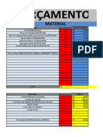 Orçamento de Material