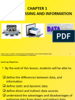It A Level CHPT 1 Data Processing and Information