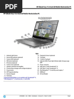 Quickspecs: HP Zbook Fury 15.6 Inch G8 Mobile Workstation PC