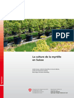 La Culture de La Myrtille en Suisse