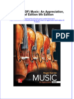 Original PDF Music An Appreciation Brief Edition 9th Edition PDF