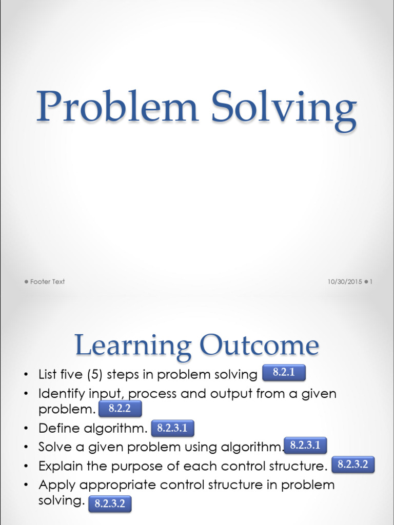 8.2 Problem Solving | PDF