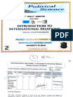 Sem 2 Introduction To International Relations