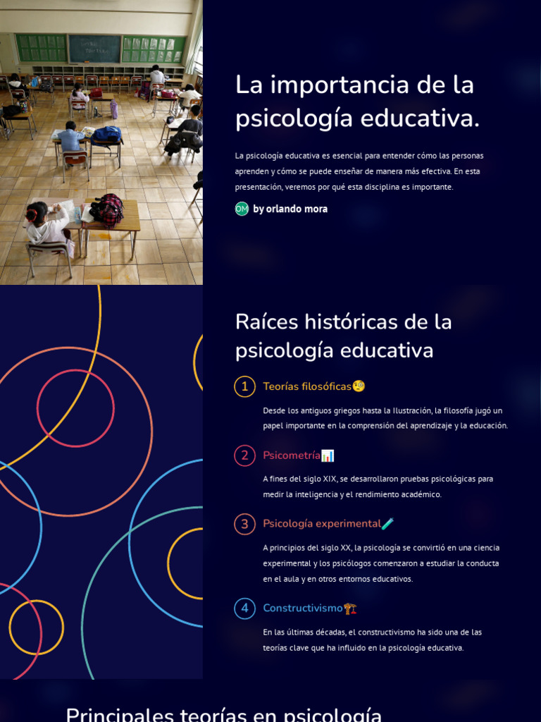 Importancia de la Psicología Educativa | PDF | Psicología Educacional ...