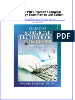 Original PDF Pearsons Surgical Technology Exam Review 3rd Edition PDF