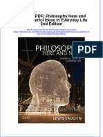 Original PDF Philosophy Here and Now Powerful Ideas in Everyday Life 2nd Edition PDF