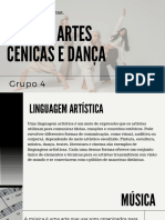 Linguagens Artísticas.: Música, Artes Cênicas E Dança