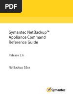 NetBackup 52xx Appliance Commands 2.6