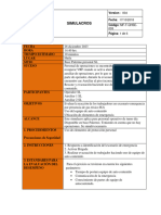 Mf-F-Qhse-033 Simulacros H2S