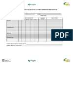 Evaluación Semanal de Técnicas y Procedimientos Por Servicio