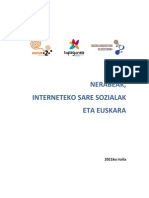 Nerabeak, Interneteko Sare Sozialak Eta Euskara