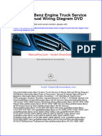 Mercedes Benz Engine Truck Service Repair Manual Wiring Diagram DVD