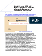 Mitsubishi Forklift 2020 Sbr12k Sbr12ki Sbr16k Sbr16ki Sbr20k Sbr20ki Schematic Operation Maintenance Service Manual en