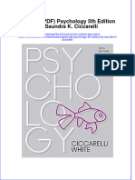 Original PDF Psychology 5th Edition by Saundra K Ciccarelli PDF