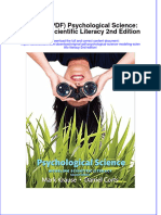 (Original PDF) Psychological Science: Modeling Scientific Literacy 2nd Edition
