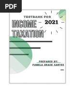 Testbank Finals 2021 Income Tax