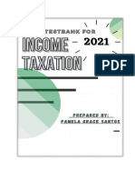 Testbank Finals 2021 Income Tax