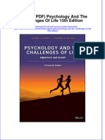 Original PDF Psychology and The Challenges of Life 13th Edition PDF