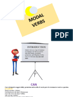 Modal Verbs Can-Could