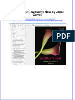 Original PDF Sexuality Now by Janell Carroll PDF