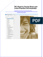 Original PDF Road To Social Work and Human Service Practice 3rd Australia PDF