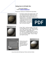 Snow 3 D Studio Max