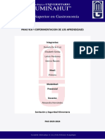 Practica Y Experimentacion de Los Aprendizajes: Integrantes