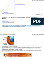 Recuperar Contrasenas Guardadas Con El Navegador Mozilla Firefox