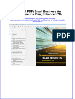 Original PDF Small Business An Entrepreneurs Plan Enhanced 7th PDF