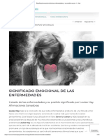 Significado Emocional de Las Enfermedades y Su Posible Causa - L. Hay